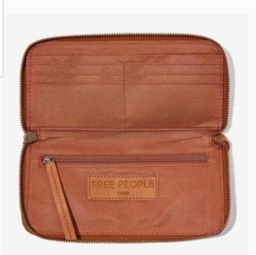 NEW Free People Distressed Vegan Wallet - Picture 2 of 8